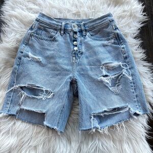 American Eagle Outfitters 90’s Boyfriend Button-Fly Denim Shorts